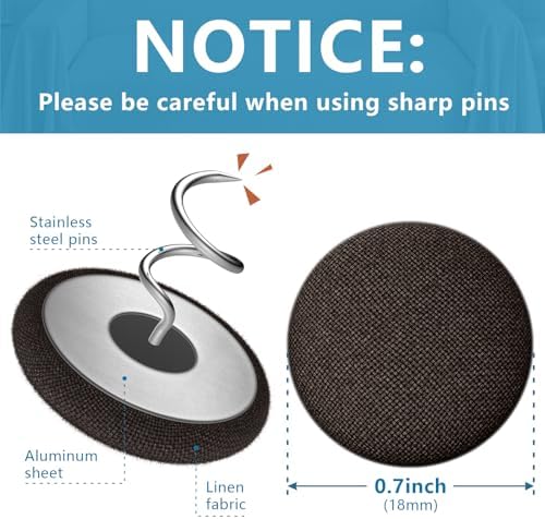 Flax-Backed Button Twist Pins for Sofa Bed Upholstery