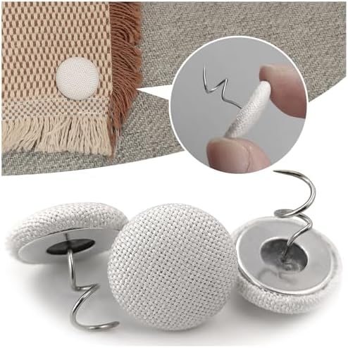 MAICOBI Premium Flax linen Bed Skirt Pins