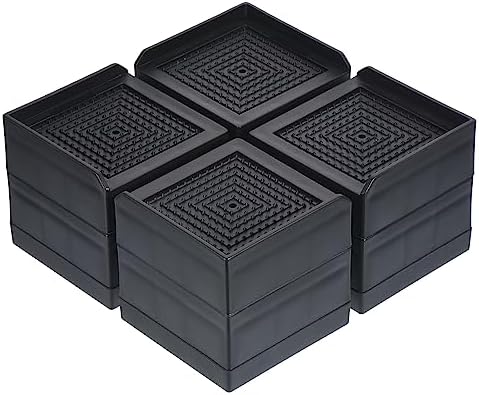 Uxcell Bed Risers - Sturdy 3-inch