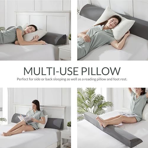 Hearth Harbor Bed Wedge Pillow with 54x10 Dimensions