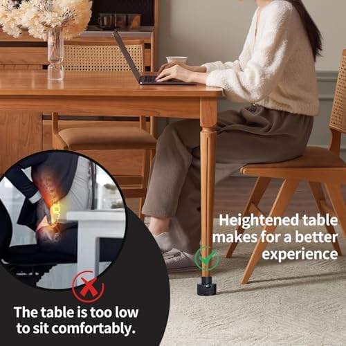 Adjustable Bed Risers Add Height to Your Furniture Up to 4000lbs Capacity