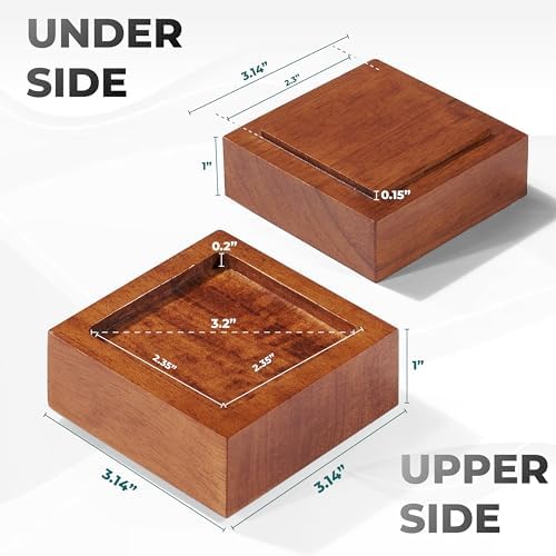 Sturdy Bed Risers 1-3 Inches for Enhanced Stability in Your Bedroom or Living Area