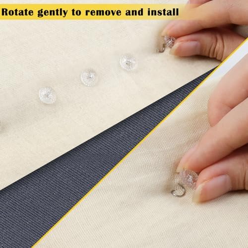 Loghohu 100-Piece Bed Skirt Pin Set