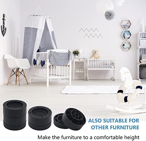 Secure Bed Risers Set - Perfect for Sofa Desk and More