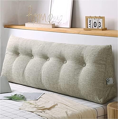 Triangular Bed Pillow with wedge Design Removable Cover for Sofa Bed Reading