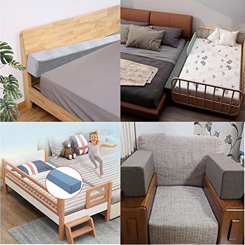 BOMATY Custom Bed Gap Filler - Soft and Comfy for Headboards