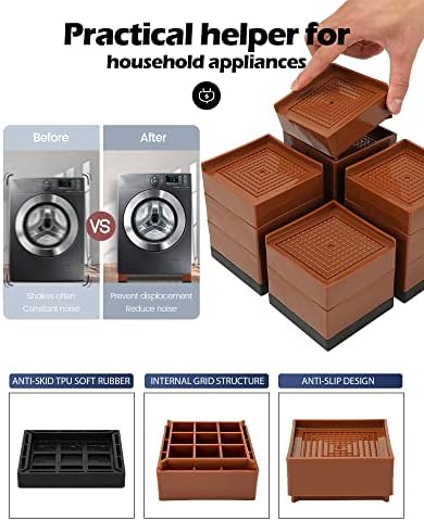Sturdy Furniture Risersanticipates furniture stability protectionperfect for bedssofas more