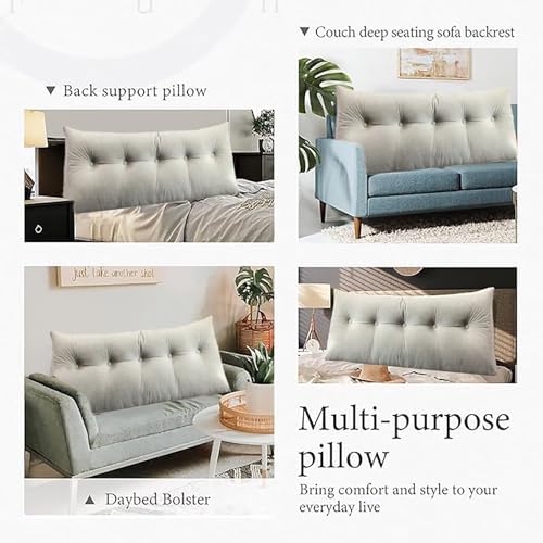 Adjustable Reading Wedge Headboard Pillow