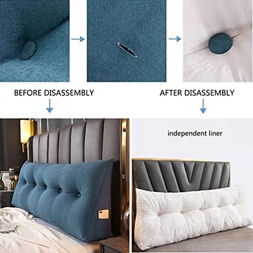 Large Triangular Reading Pillow Twin Full Queen King Bed Rest Pillow verage Pillow for Adults and Kids seniorCare