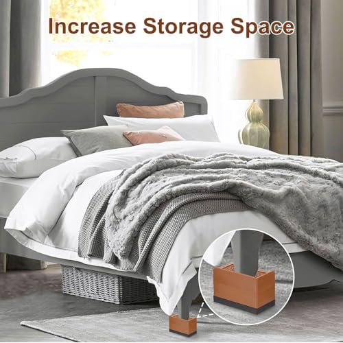 Secure Bed Risers Adjustable furniture risers for Bed Sofa Table