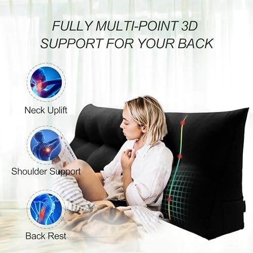 Rocking Relax Wedge Pillow for Twin XL Heads
