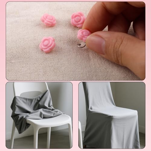 Secure Bed Skirts with Pretty Pink Tacks