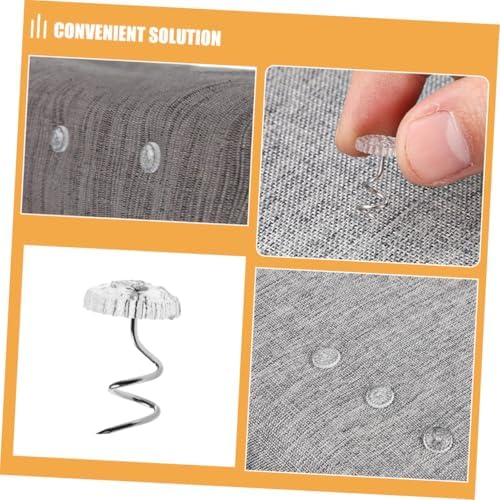 STOBOK Quilt Retainer Pins 100pcs for Upholstery and Bed Skirts
