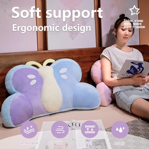 GKWW Butterfly Reading Pillow - Multi-Functional Washable Comfortable