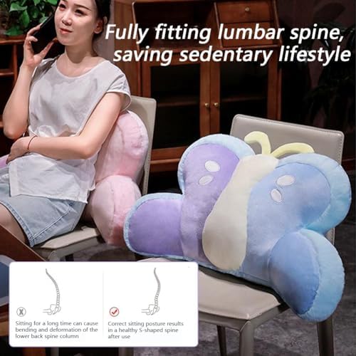 GKWW Butterfly Reading Pillow - Multi-Functional Washable Comfortable