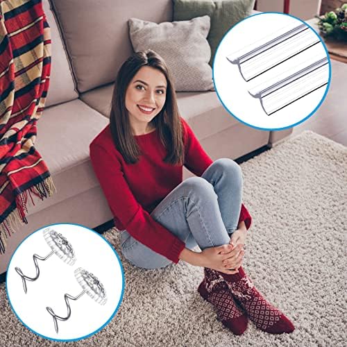 55-Piece Slipcover Set for Sofa Sectional Bed - Tuck Grips Dust Ruffle Pins Decorative Sofa Covers