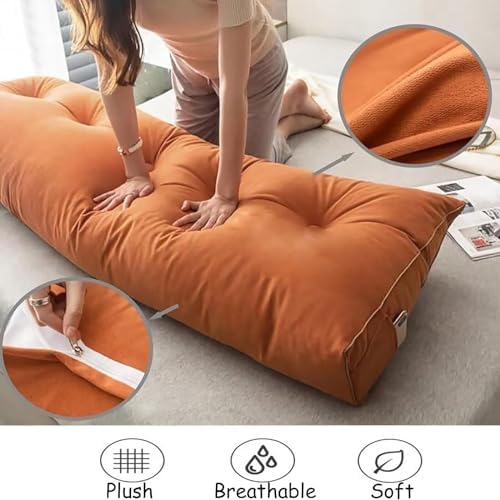 Hyper-Comfortable Wedge Pillow for Reading Support Easy to Clean Multiple Uses