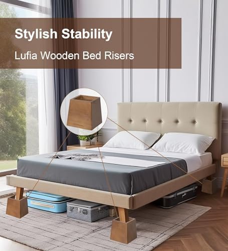 Lufia 4-Piece Bed Risers