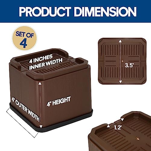 4-Inch Bed Elevator