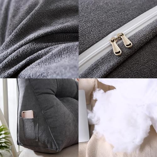 Large Long Backrest Positioning Support Bolster Cushion for Daybed