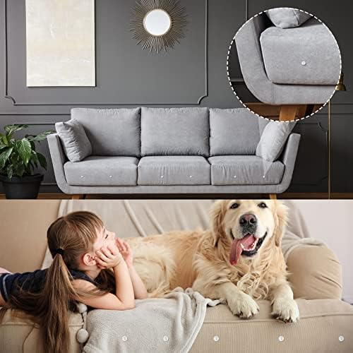55-Piece Slipcover Set for Sofa Sectional Bed - Tuck Grips Dust Ruffle Pins Decorative Sofa Covers