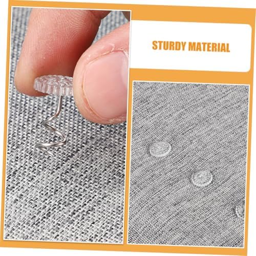 100Pcs Stainless Steel Spiral Pins for Upholstery Bed Skirts - Durable Decorative Fasteners with Strong Grip