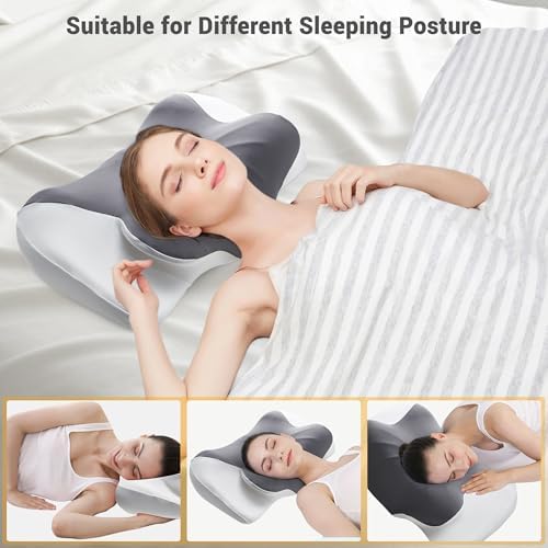Puredown Cervical Neck Pillow for Pain Relief