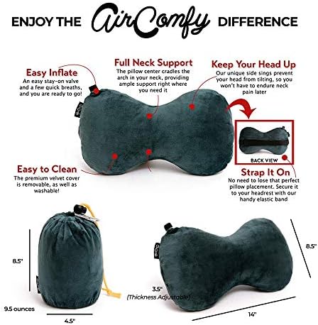 Adjustable Lumbar Support Pillow for Spine Health in Car and Travel
