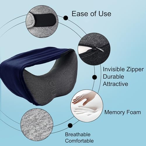 Travel Neck Pillow for Long Flights Gentle Support Ergonomic Design