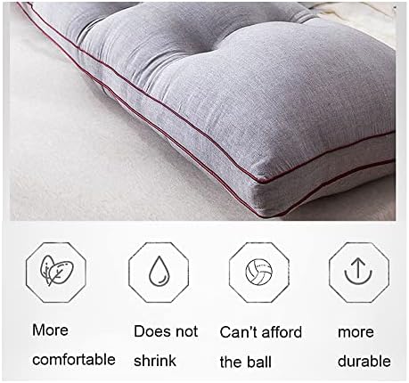 Rectangular Headboard Reading Body Pillow Back Support Bolster for Bed Sofa