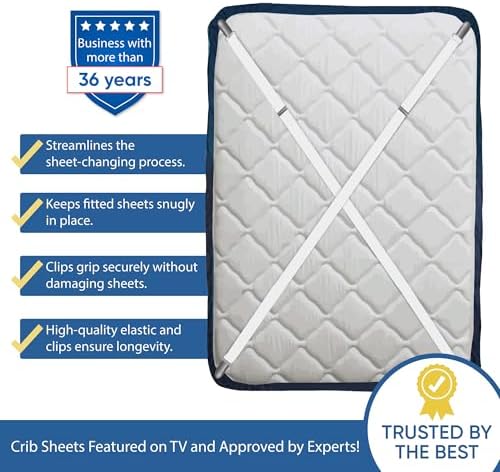 Elastic Sheet Straps with Clips Holder - Secure Bedding for All Mattresses
