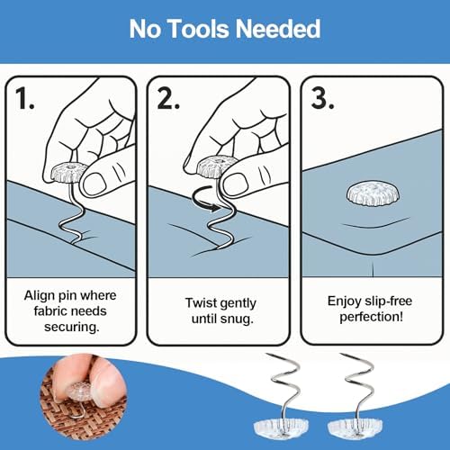 50-Piece Bed Skirt Pins for Sofa Covers Car Insulations