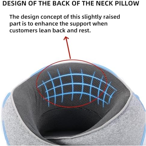 Premium Memory Foam Travel Pillow for Comfort on the Go