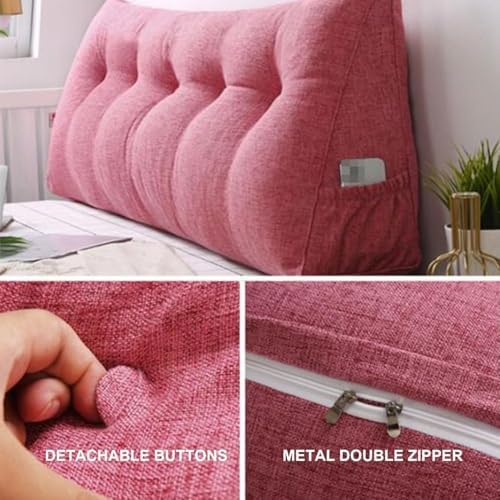 Triangle Reading Pillow with Removable Cover for Efficient Back Support
