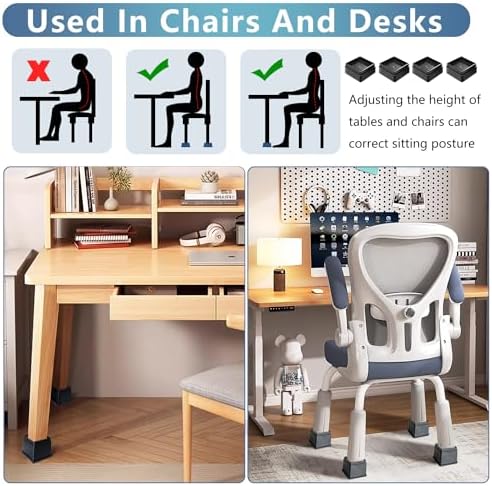Sunifier Bed Risers Heavy Duty Adjustible 1-4 inch