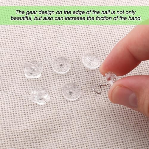Gosknor 100-Piece Bed Skirt Pins with Unique Clear Heads for Slipcovers and Upholstery