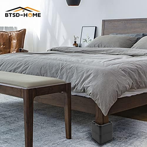 Adjustable Bed Riser Heavy Duty Anti-Slip 4-Inch for Sofa Bed and More