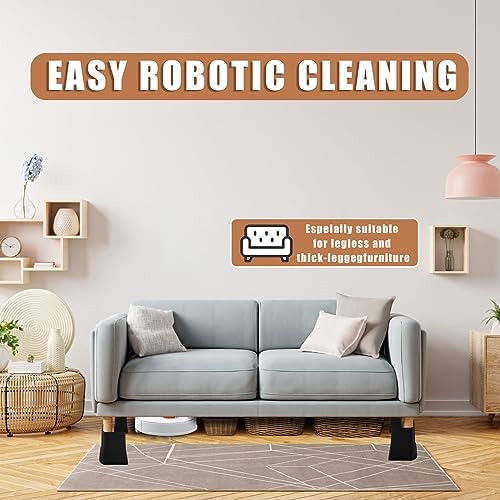 6-Inch Heavy-Duty Bed Risers for Sofa Desk and more