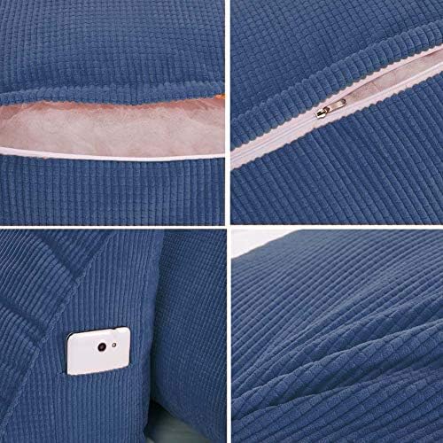 EZOPII Reading Pillow with Back Support Blue Medium Size