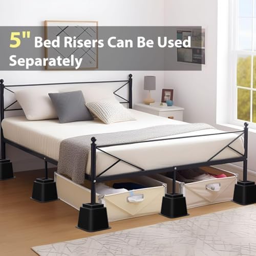 TomGear 8-inch Bed risers - Heavy Duty Stackable