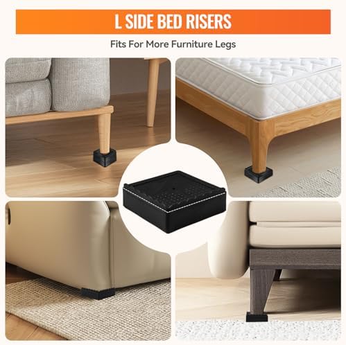 Adjustable Bed Risers L-Shape