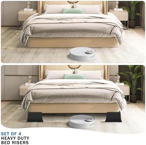 AnnCut 6-inch Bed Risers Heavy Duty