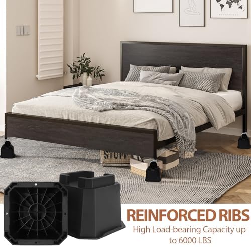 Adjustable Bed Riser Elevator - Shouwuhho Best Bed riser for Sofa Couch Table Raise Save Space