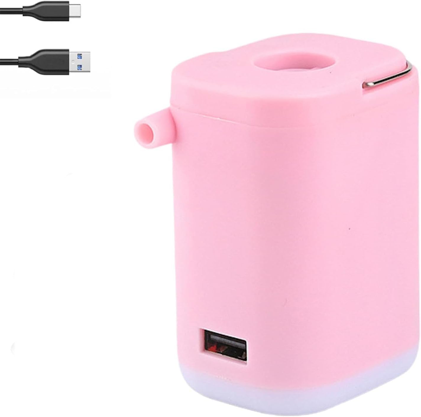 Slowowing Mini Air Pump with Light and Power Bank for Camping Outdoor Use