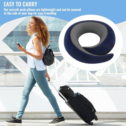Adjustable Ergonomic Memory Foam Snail Neck Pillow