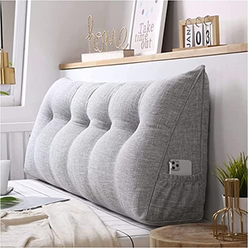 BBHW Triangular Headboard Grey Pillow