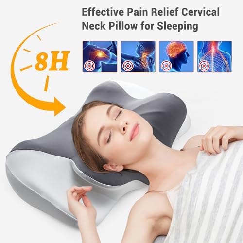 Puredown Cervical Neck Pillow for Pain Relief
