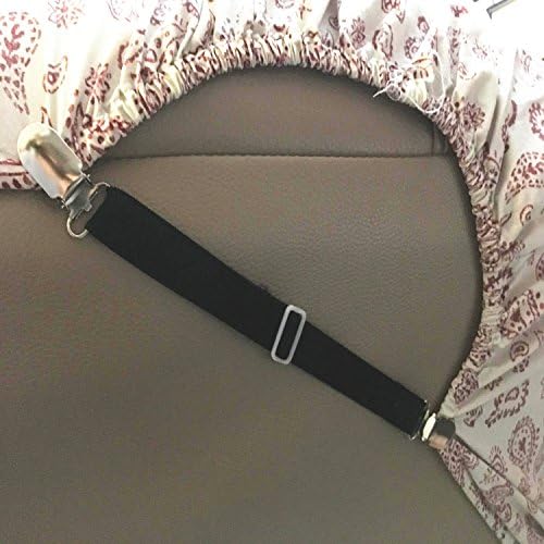 BBDOU Compact Bed Sheet Clips with Durable Clamps