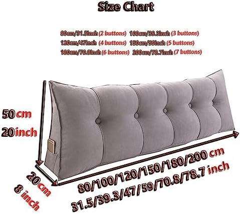 Wedge Headboard Pillows Bed Wedge Pillow For Rest And Reading Super Soft Triangular Bedside Cushion Positioning Support
