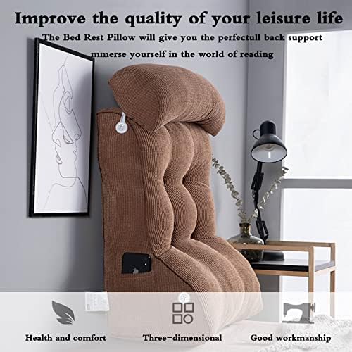 Adjustable Ergonomic Reading Pillow with Removable Cover